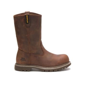 Caterpillar Revolver Steel Burunlu Güvenlik Botu Kadın Kahve | CAT411-TR