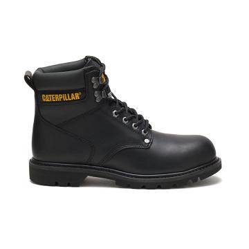 Caterpillar Second Shift Steel Burunlu Iş Botu Erkek Siyah | CAT244-TR