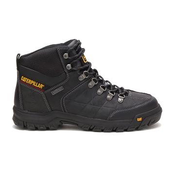 Caterpillar Threshold Su Geçirmez Steel Burunlu Su Geçirmez Bot Erkek Siyah | CAT122-TR