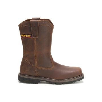 Caterpillar Wellston Steel Burunlu Iş Botu Erkek Kahverengi | CAT095-TR